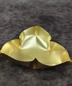 Vedini 3 sided Brass Lotus, 3 inches Metal Urli