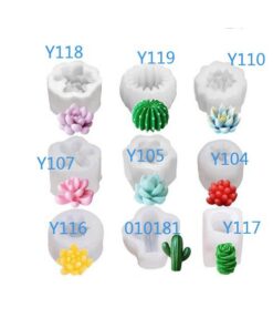 Vedini Succulent flower cactus cactus fondant silicone cake soft pottery soft candy clay aromatherapy plaster pendant mold JKB 5087