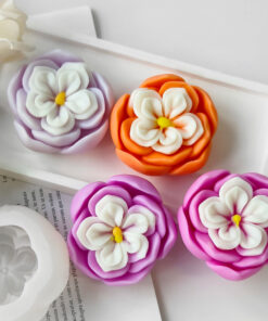 Vedini New flower candle silicone mold JKB 5092