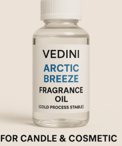 Experience the crisp, revitalizing aroma of Vedini Arctic Breeze Fragrance Oil, expertly crafted for candle makers, soap artisans, and cosmetic formulators. This fragrance offers a cool, refreshing scent reminiscent of icy winds and fresh air, balanced with subtle aquatic and minty undertones. Perfect for use in scented candles, cold process soap, lotions, body butters, and DIY personal care products, this oil is cold process stable, ensuring no scent loss or discoloration during soap making. Whether you're creating summer-themed candles or skin care with a spa-like vibe, Arctic Breeze adds a sophisticated, clean freshness to your creations. ✅ Key Features: Fragrance Profile: Fresh, clean, icy breeze with a touch of mint Cold Process Stable: Works well in soaps and cosmetics Long-Lasting Aroma: Ideal for candles and skincare formulations Versatile Use: Candles, soaps, lotions, body wash, room sprays, etc. Premium Quality: Skin-safe when used at proper dilution 💡 Recommended Usage: Candles: 6%–10% Cold Process Soap: 3%–5% Leave-on Products (lotions, creams): 1%–2% Rinse-off Products (body wash, shampoo): up to 3% 📦 Packaging Sizes Available: 15ml | 50ml | 100ml | 500ml | 1 Litre 🔍 SEO Keywords: Arctic Breeze Fragrance Oil for Candle & Cosmetic