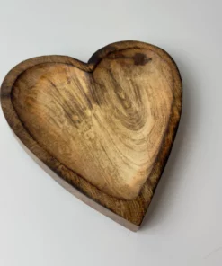 Vedini Wooden Heart Bowl 20 cm x 20 cm