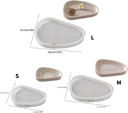 Medium Oval Silicone Tray Mold