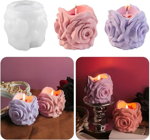 Rose Blossom Silicone Mold