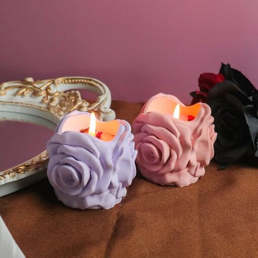 Rose Blossom Silicone Mold