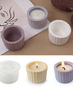 Vedini Crystal glue cement cup silicone mold creative plaster candle cup ornaments mirror silicone mold Mold no 5334