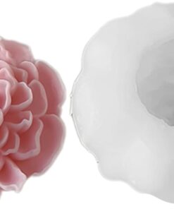 Vedini Flower Shaped Wax Candle Molds Scented Aromatherapy Making Mold Handmade Ornament Mold AI018