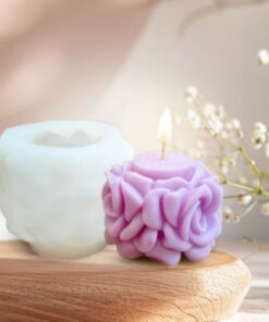 Vedini Rose Pillar Candle Silicone Mold AI021